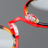 Paz Titanium Round Glasses Frame