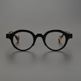 Joao Vintage Acetate Round Glasses Frame