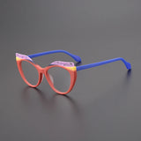 Ray Acetate Cat Eye Glasses Frame