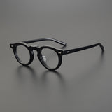 Jon Vintage Acetate Round Glasses Frame