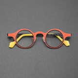 Fadi Titanium Round Glasses Frame