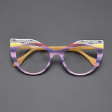 Ray Acetate Cat Eye Glasses Frame