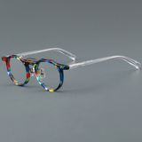 Ron Retro Round Acetate Glasses Frame