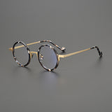 Kumar Vintage Titanium Round Glasses Frame