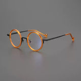 Kumar Vintage Titanium Round Glasses Frame