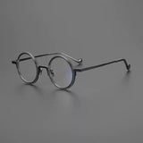 Kumar Vintage Titanium Round Glasses Frame