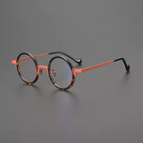 Kumar Vintage Titanium Round Glasses Frame