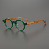 Joao Vintage Acetate Round Glasses Frame