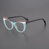 Ray Acetate Cat Eye Glasses Frame