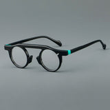 Ilir  Retro Round Acetate Glasses Frame