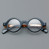 Dante Retro Acetate Round Glasses Frame