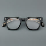 Tunde Retro Acetate Rectangle Glasses Frame