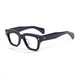 Enoka Retro Acetate Rectangle Glasses Frame