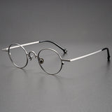 Briar Titanium Vintage Round Glasses Frame