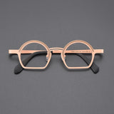 Lesley Retro Round Titanium Optical Glasses Frames