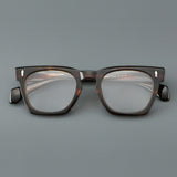 Tunde Retro Acetate Rectangle Glasses Frame