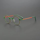 Conrad Vintage Titanium Round Glasses Frame