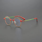 Conrad Vintage Titanium Round Glasses Frame