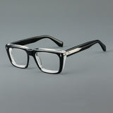 Sutton Retro Rectangle Acetate Glasses Frame