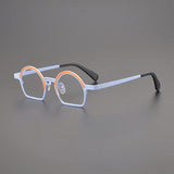 Lesley Retro Round Titanium Optical Glasses Frames