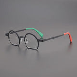 Lesley Retro Round Titanium Optical Glasses Frames