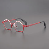 Lesley Retro Round Titanium Optical Glasses Frames