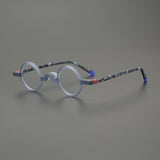 Hamo Vintage Acetate Round Eyeglasses Frame