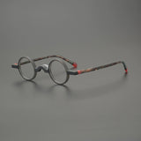 Hamo Vintage Acetate Round Eyeglasses Frame