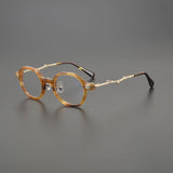 Leach Retro Round Acetate Oversize Glasses Frame