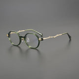 Leach Retro Round Acetate Oversize Glasses Frame