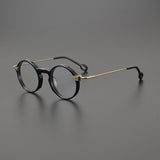 Diaz Retro Round Acetate Glasses Frame