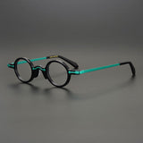 Leif  Retro Small Round Acetate Glasses Frame