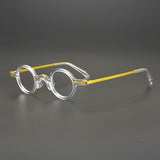 Leif  Retro Small Round Acetate Glasses Frame