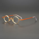 Leif  Retro Small Round Acetate Glasses Frame