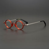 Leif  Retro Small Round Acetate Glasses Frame