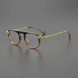 Hogg Retro Aviator Acetate Titanium Glasses Frame