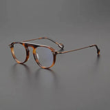 Hogg Retro Aviator Acetate Titanium Glasses Frame