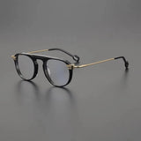 Hogg Retro Aviator Acetate Titanium Glasses Frame