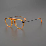 Hogg Retro Aviator Acetate Titanium Glasses Frame