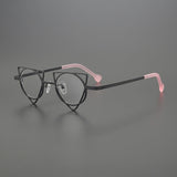 Sabel Special Shaped Triangle Titanium Glasses Frame