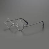 Kala Titanium Geometric Glasses Frame