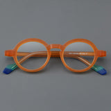 Dimash Round Acetate Glasses Frame