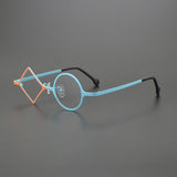 Kala Titanium Geometric Glasses Frame