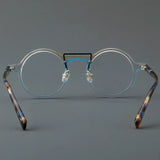 Vann Retro Round Acetate Glasses Frame