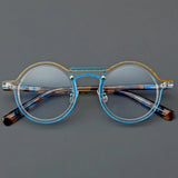 Vann Retro Round Acetate Glasses Frame