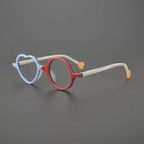 Oscar Individual Hand Frosted Multicolor Acetate  Glasses Frame