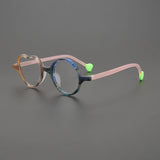 Oscar Individual Hand Frosted Multicolor Acetate  Glasses Frame