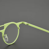 Ed Retro Round Titanium Glasses Frame