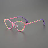 Karen Cat Eyes Ultralight Titanium Glasses Frame