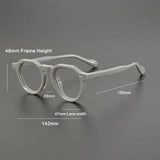 Penn Vintage Acetate Round Glasses Frame